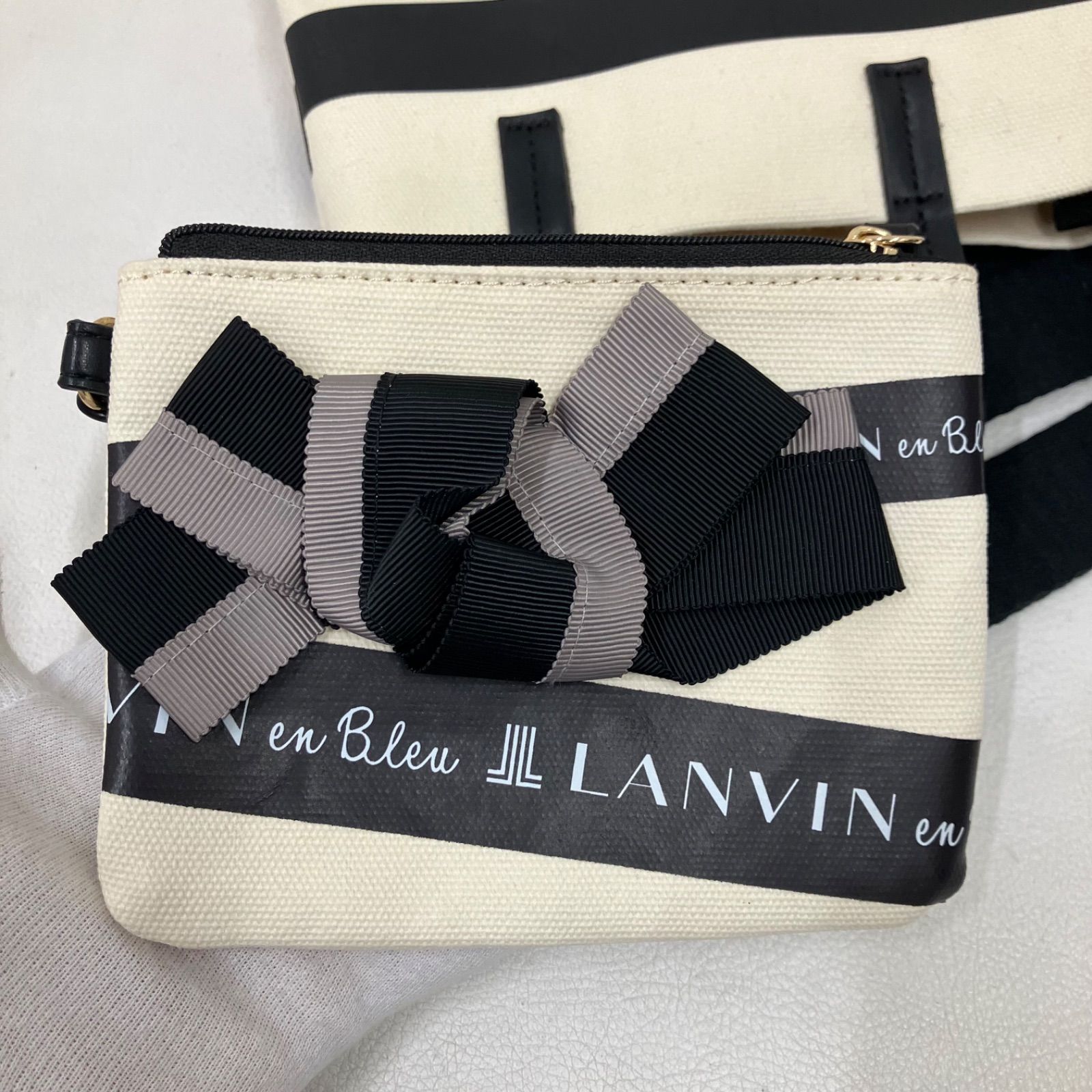 7045 LANVIN en Bleu ランバンオンブルー 2way ショルダーバッグ 