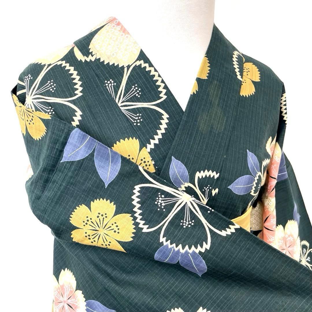 着物と帯 時流 Y 25913 s 浴衣 さんび 綿紅梅 トールサイズ 綿