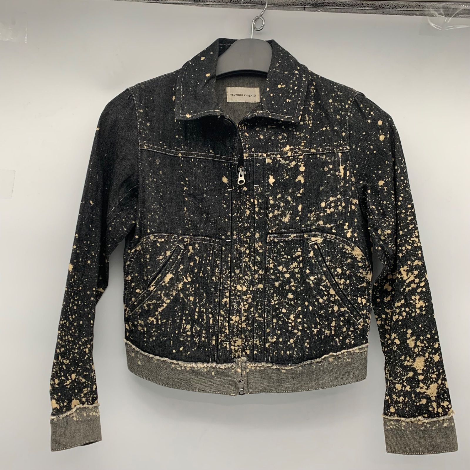 EF1203-14-2 TSUMORI CHISATO ツモリチサト デニムジャケット 黒