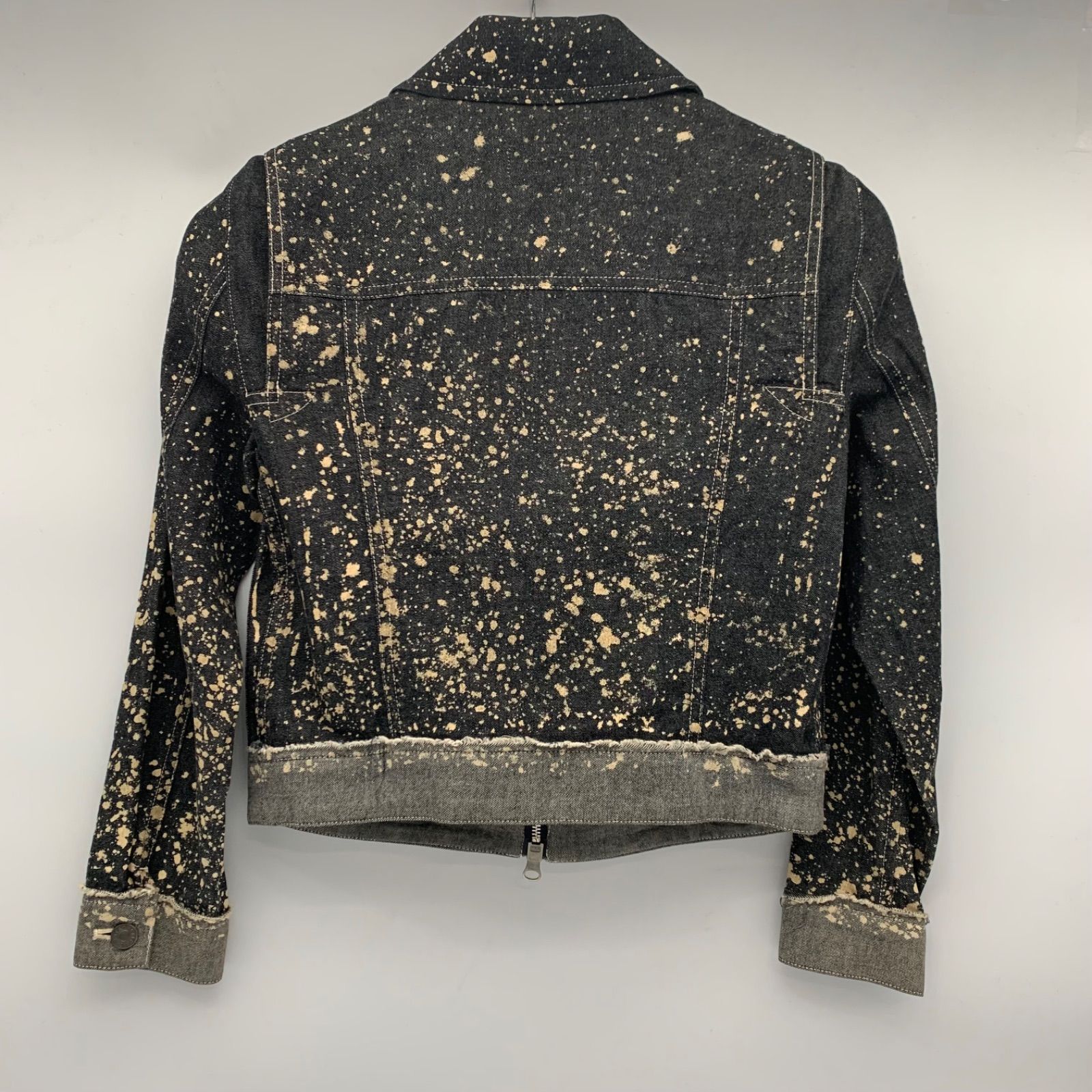 極美品✨TSUMORI CHISATO デニムジャケット ペイントデザイン 2 EF1203-14-2 TSUMORI CHISATO ツモリチサト デニムジャケット 黒