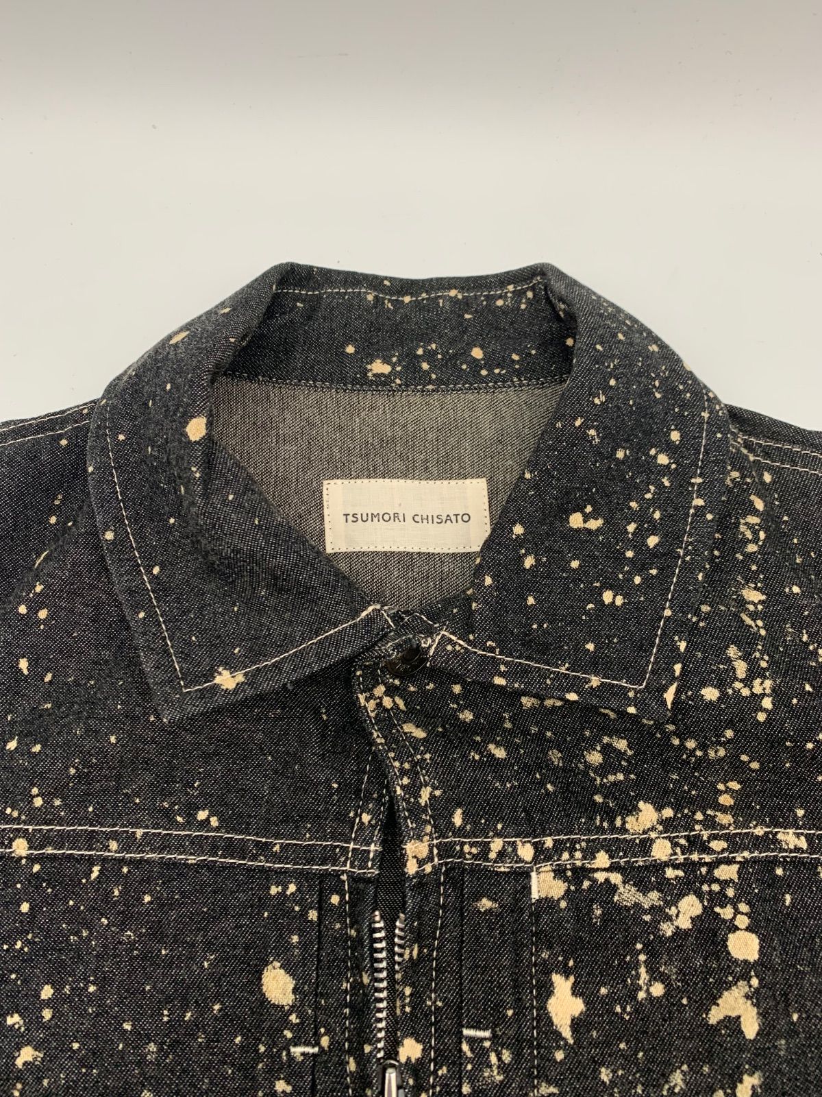 EF1203-14-2 TSUMORI CHISATO ツモリチサト デニムジャケット 黒