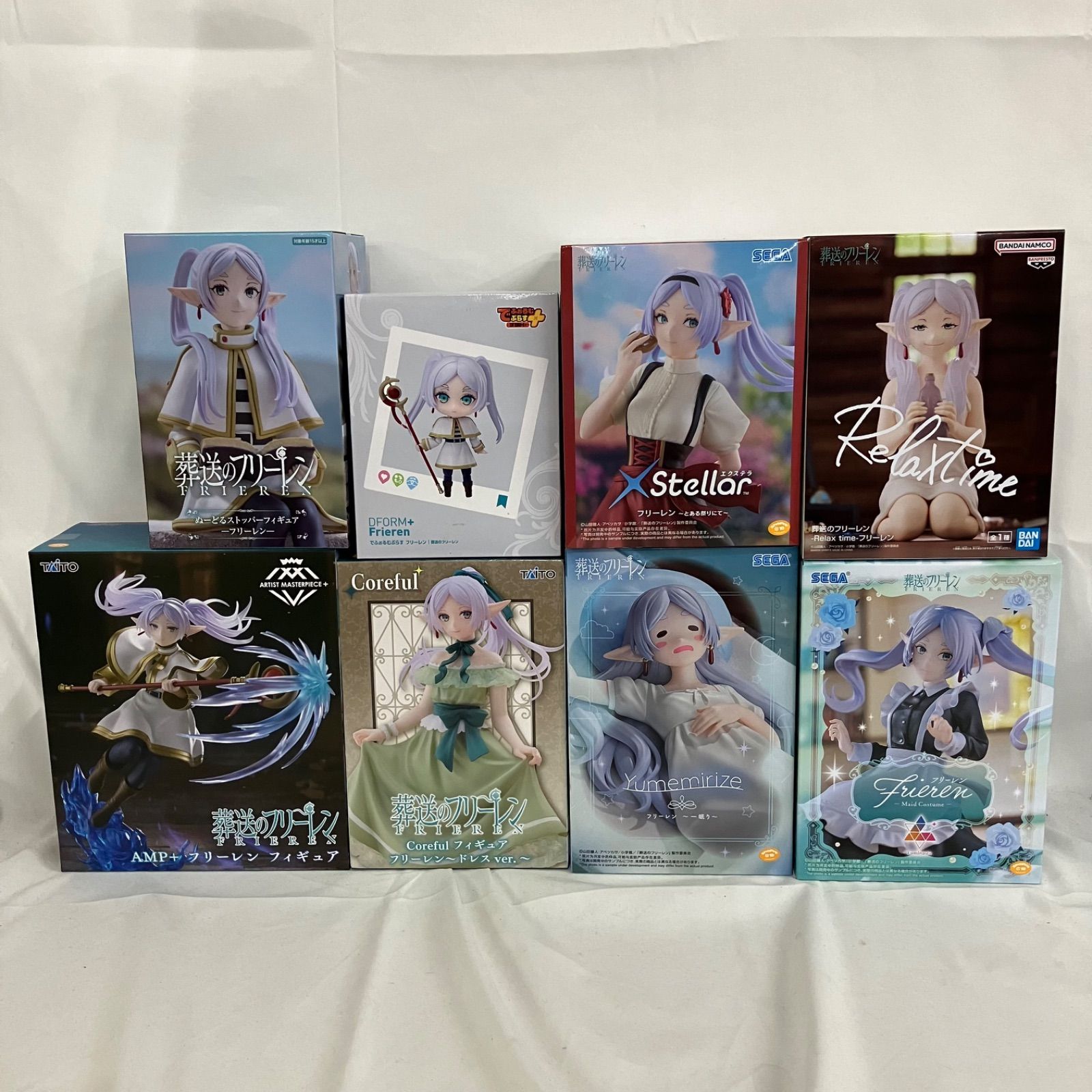 未開封 葬送のフリーレン フリーレン AMP+ 他 フィギュア まとめ 8個