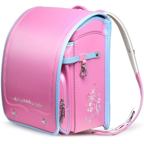 ランドセル 桜とマカロニタイプ 女の子向き 軽量 大容量 入学祝い プレゼント A 4ファイル対応 パープル d 2 ab 5 ae 1