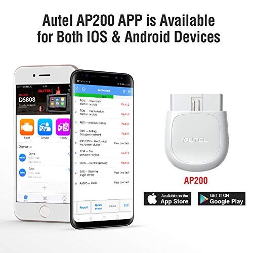 Autel AP 200 Bluetooth OBD 2スキャナー コードリーダー フルシステム診断 25種類のサービス機能 車両スキャンツール iPhone Androidデバイス用 ミニサイズバージョン MK 808診断 b 6 d 4 8 3