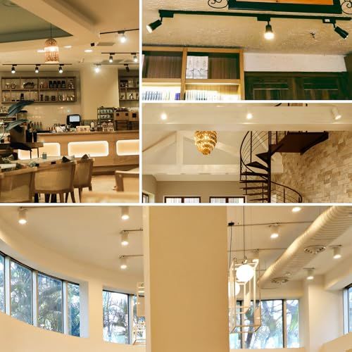  DiCUNO ダクトレール用スポットライト E 11口金 LED電球付き ライティングバー用スポットライト 6 W 60 Wハロゲン電球相当 電球色 2700 K ダクトレール用器具 高輝度 広角 非調光 本体黒 入 de 335 f 9 d その他 キッチン 食器