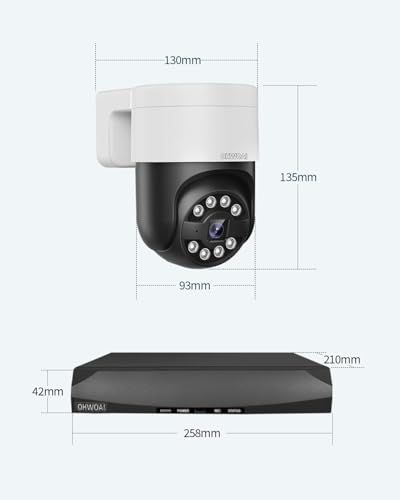  OHWOAI POE給電 有線 4 K 800万画素 防犯カメラ 監視カメラ 増設用のみ POE防犯カメラセット 夜間撮影 家庭用カメラ セキュリティカメラ 272 e 9 d 20 その他 キッチン 食器