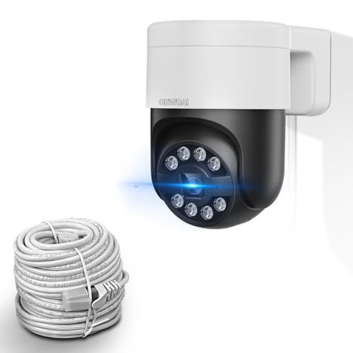OHWOAI POE給電 有線 4 K 800万画素 防犯カメラ 監視カメラ 増設用のみ POE防犯カメラセット 夜間撮影 家庭用カメラ セキュリティカメラ 272 e 9 d 20