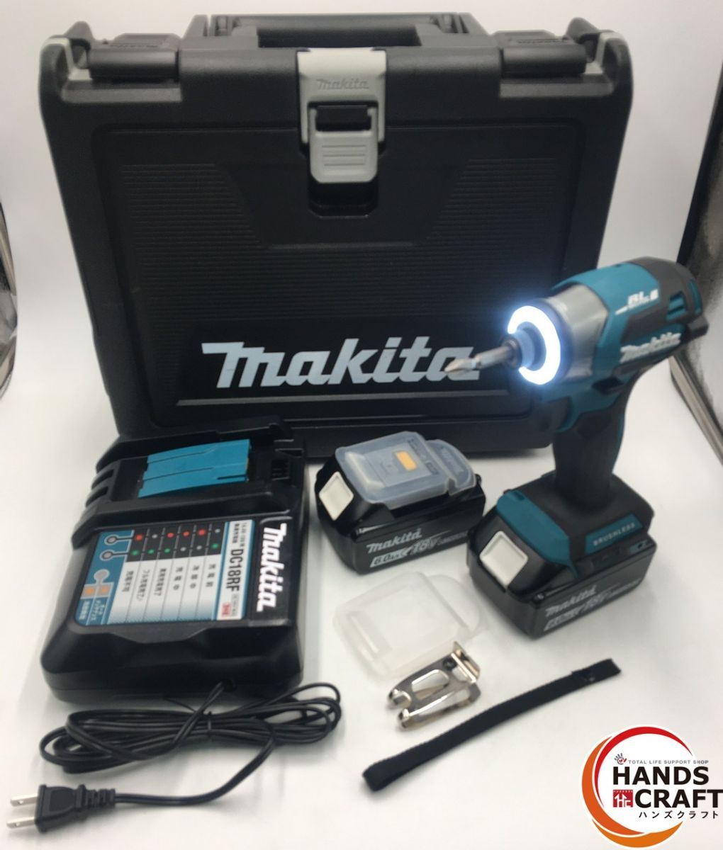 品 マキタ インパクトドライバ フルセット バッテリ DC 18 V 6 0 Ah 108 Wh 充電１回 １回 充電器