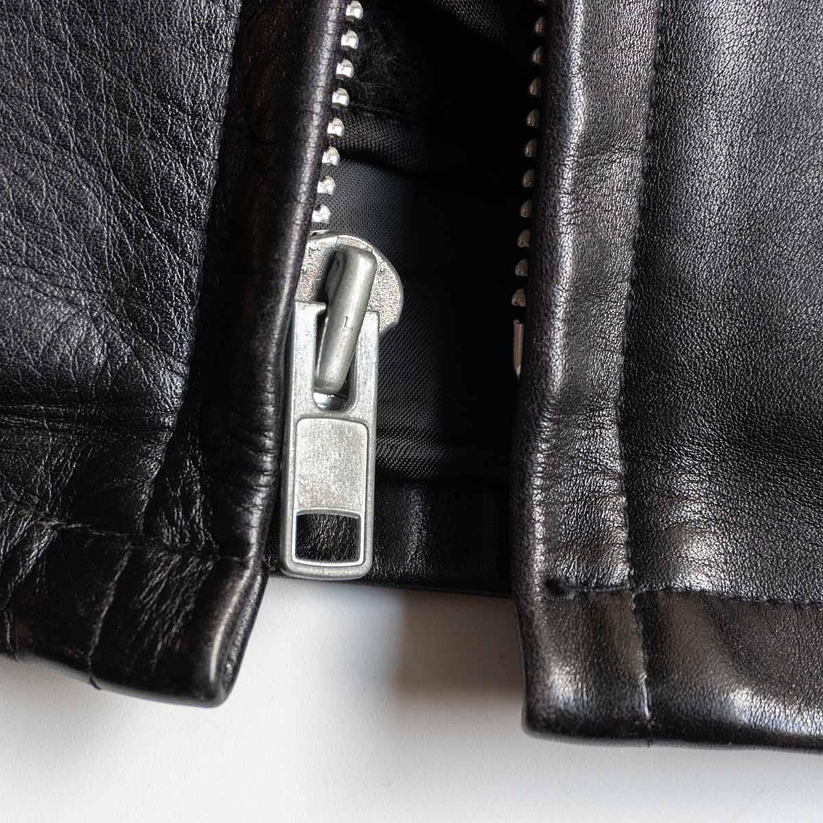 美品】SCHOTT【152/シングルライダースジャケット】40 襟 レザー