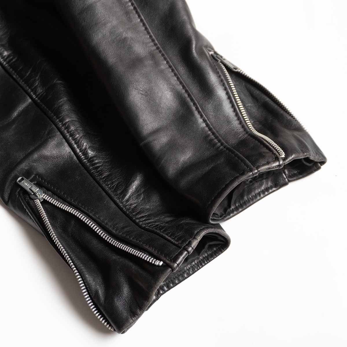 美品】SCHOTT【152/シングルライダースジャケット】40 襟 レザー