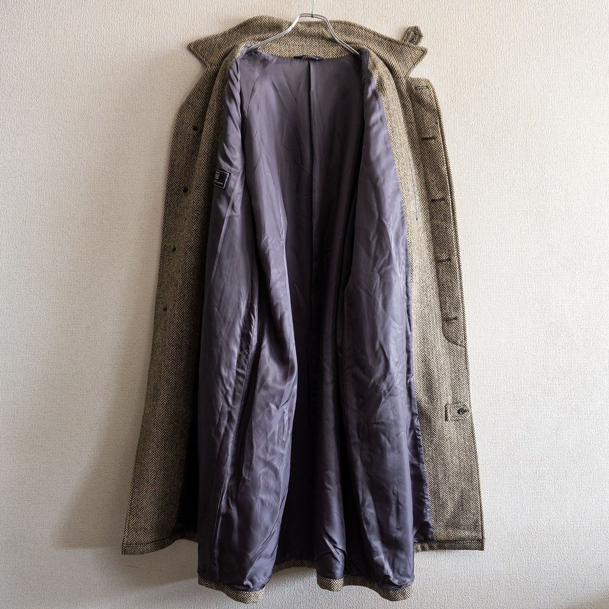 美品】POLO RALPH LAUREN 【ツイード バルカラー コート】ステンカラー