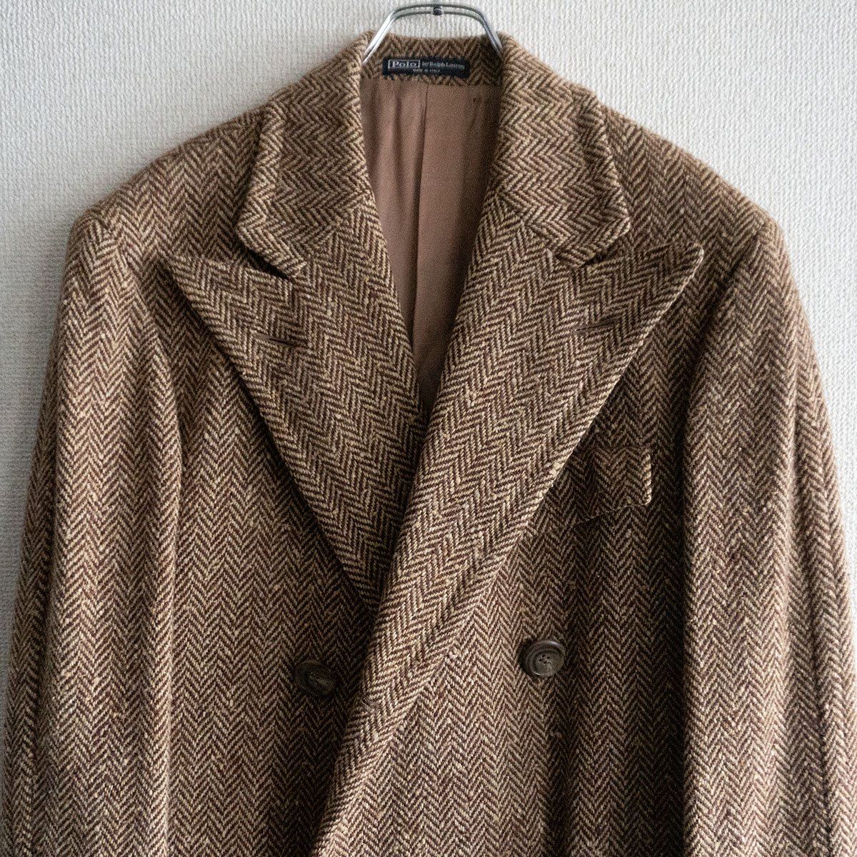 美品/イタリア製】POLO RALPH LAUREN 【ツイード ダブル チェスター