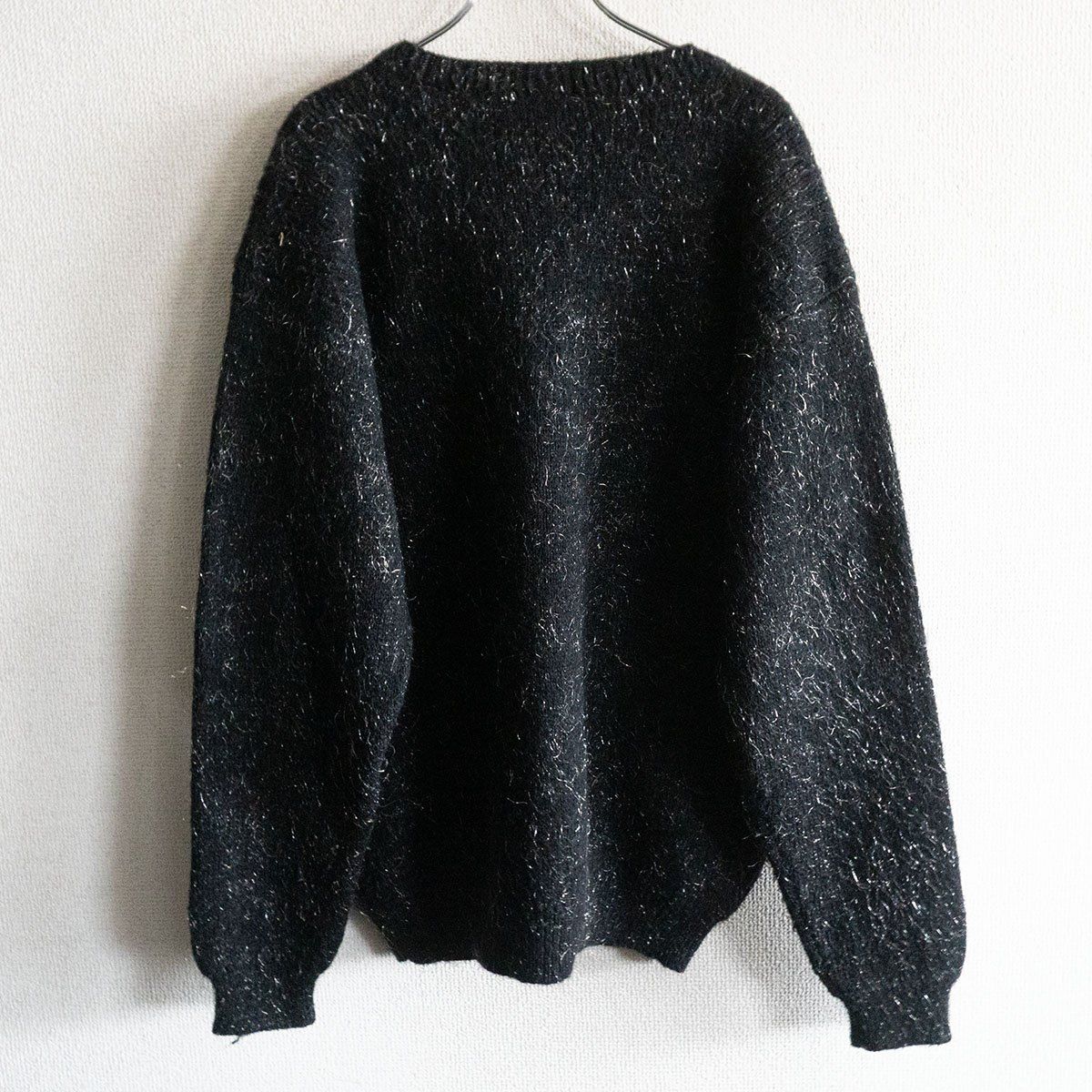 90S/アーカイブ】Y's for men【Vネック ウール ニット】 ブラック