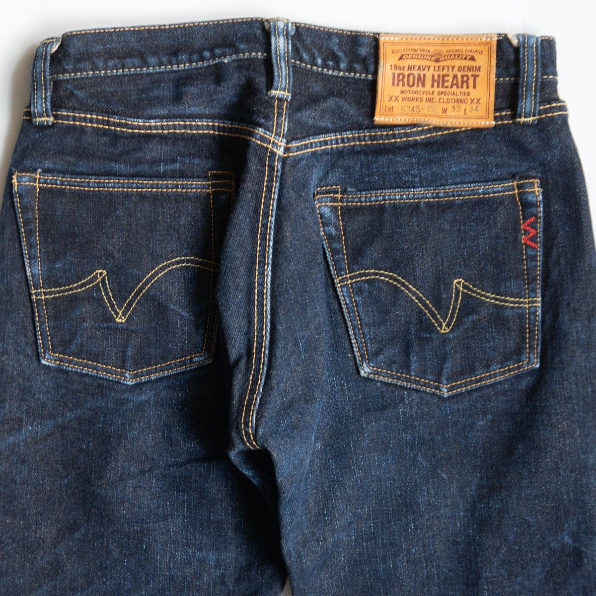 雰囲気抜群/濃紺】IRON HEART【LOT 634S 19oz EXTRA HEAVY DENIM】33