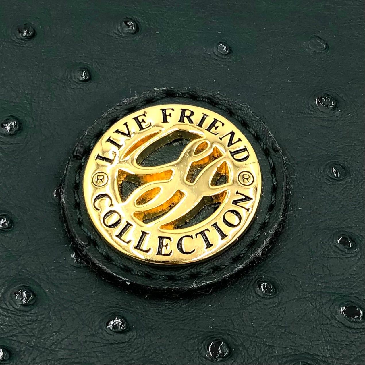 オーストリッチ 2WAYバッグ LIVE friend COLLECTION 緑 - メルカリ