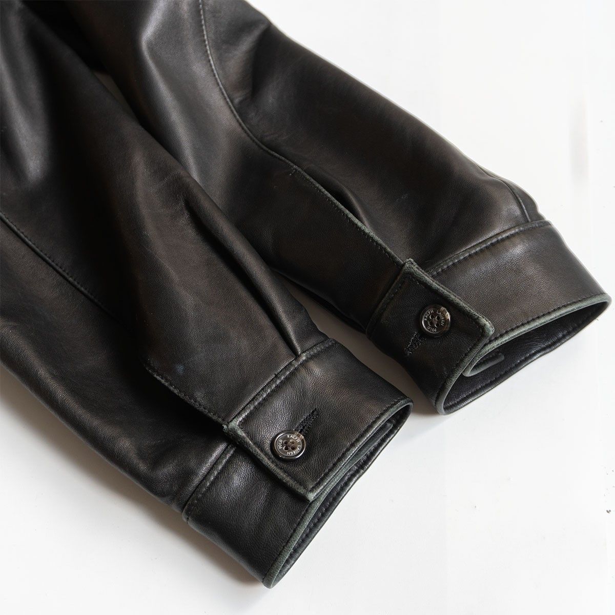 最高級品】POLO RALPH LAUREN 【ラムレザー スイングトップ ジャケット