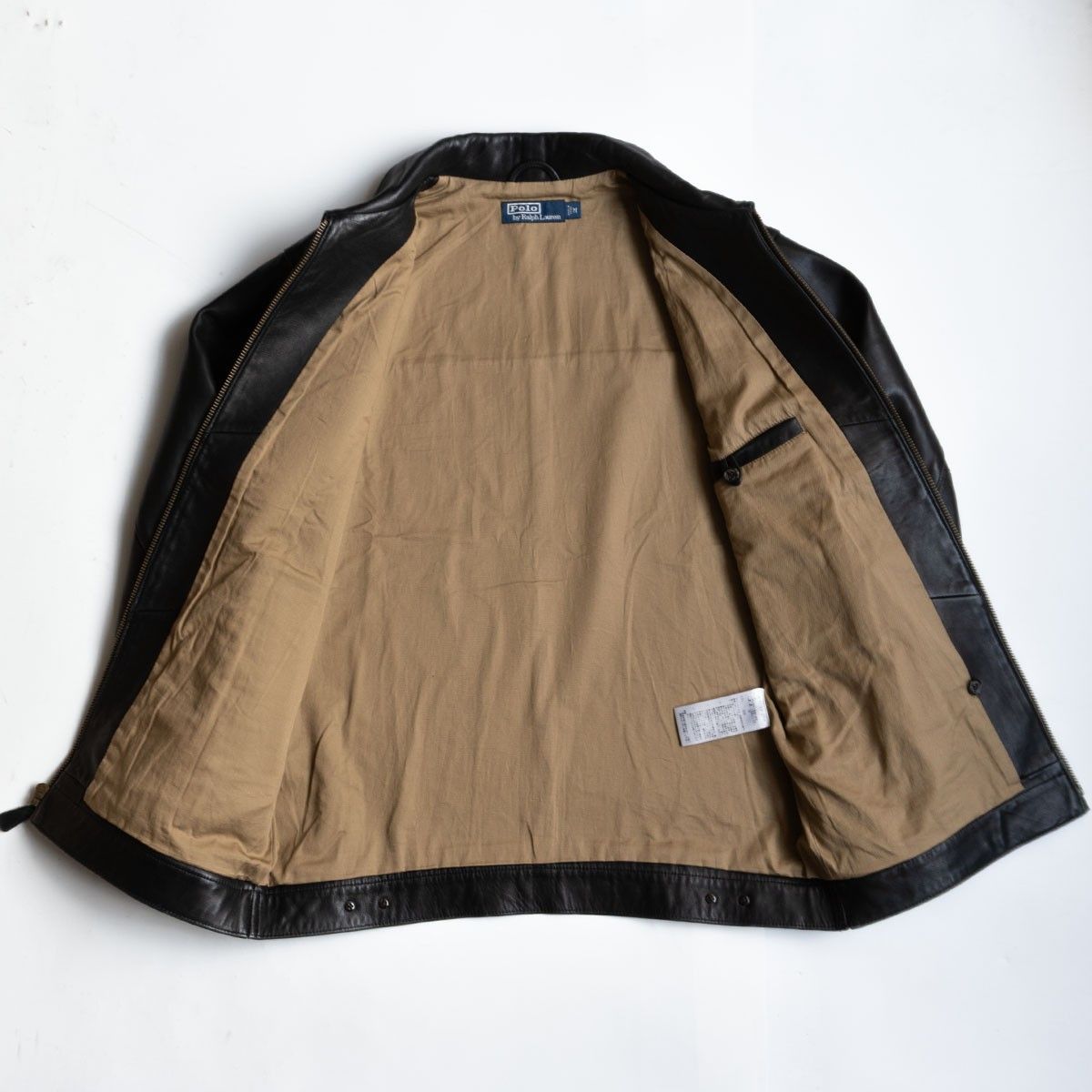 最高級品】POLO RALPH LAUREN 【ラムレザー スイングトップ ジャケット