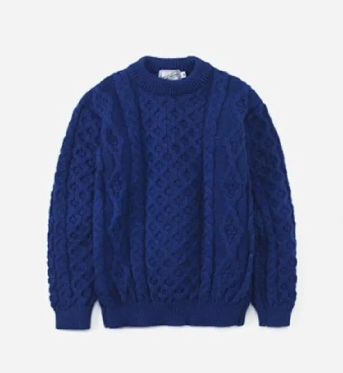 ケリーウールミルズ アラン セーター ロイヤル ブルー