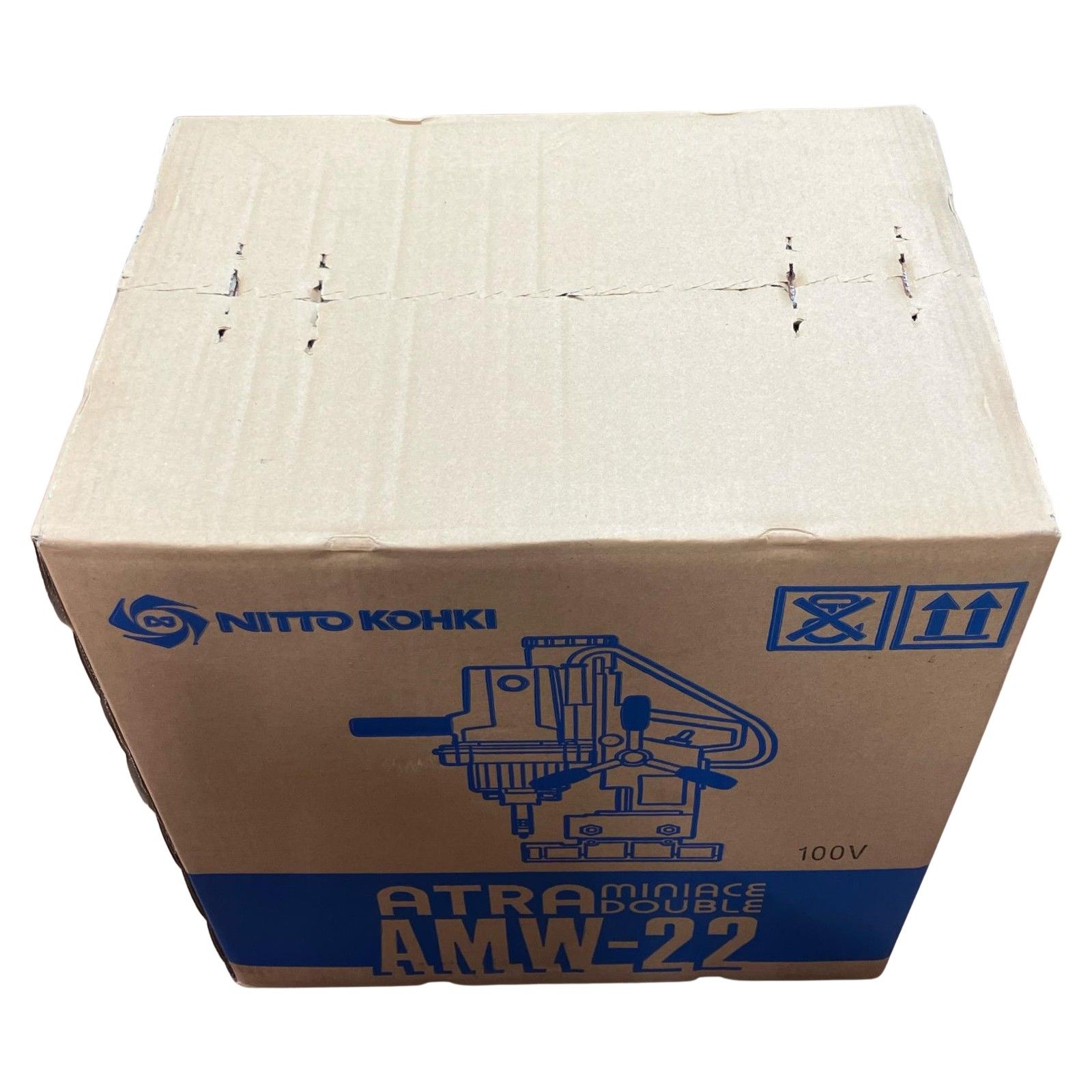  NITTO KOHKI アトラミニエースダブル 携帯式穴あけ機 AMW-22 穴あけ機 電動工具 エア工具