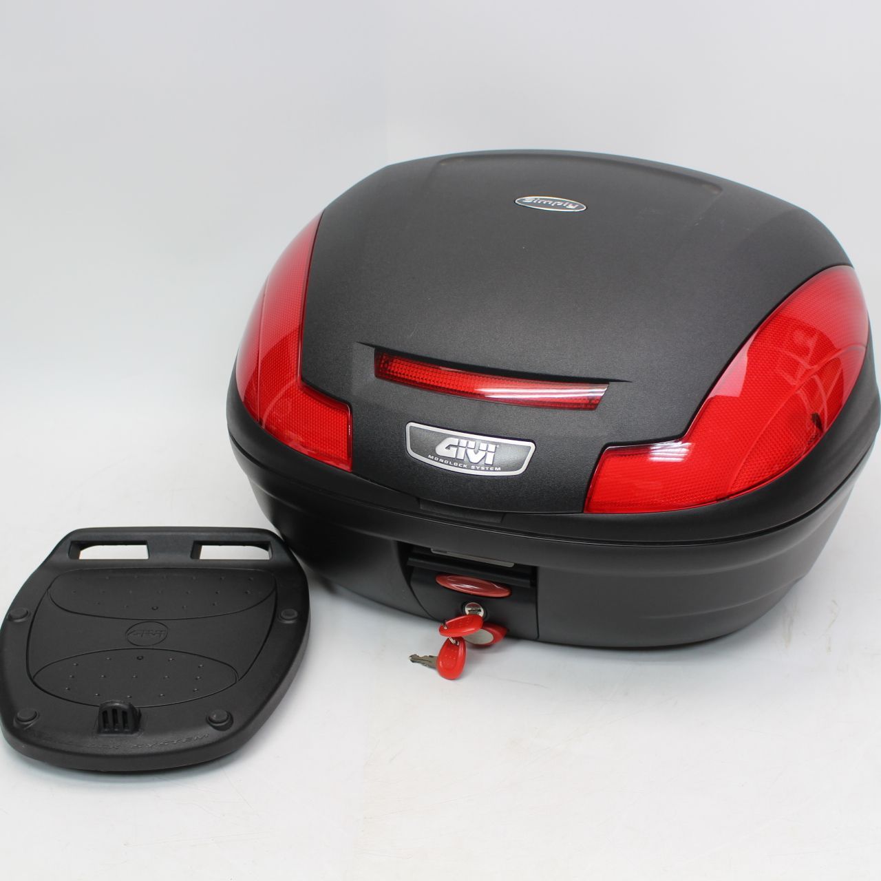 666 GIVI ジビ バイク用 47 L リアボックス モノロック E 470 Simply