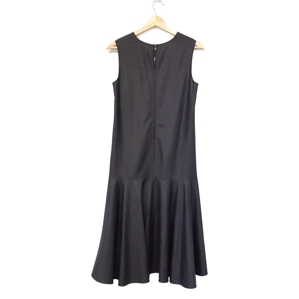 FOXEY YORK フォクシーニューヨーク ワンピース サイズ40 M レディース 41064 ダークネイビー Vネック ノースリーブ ロング