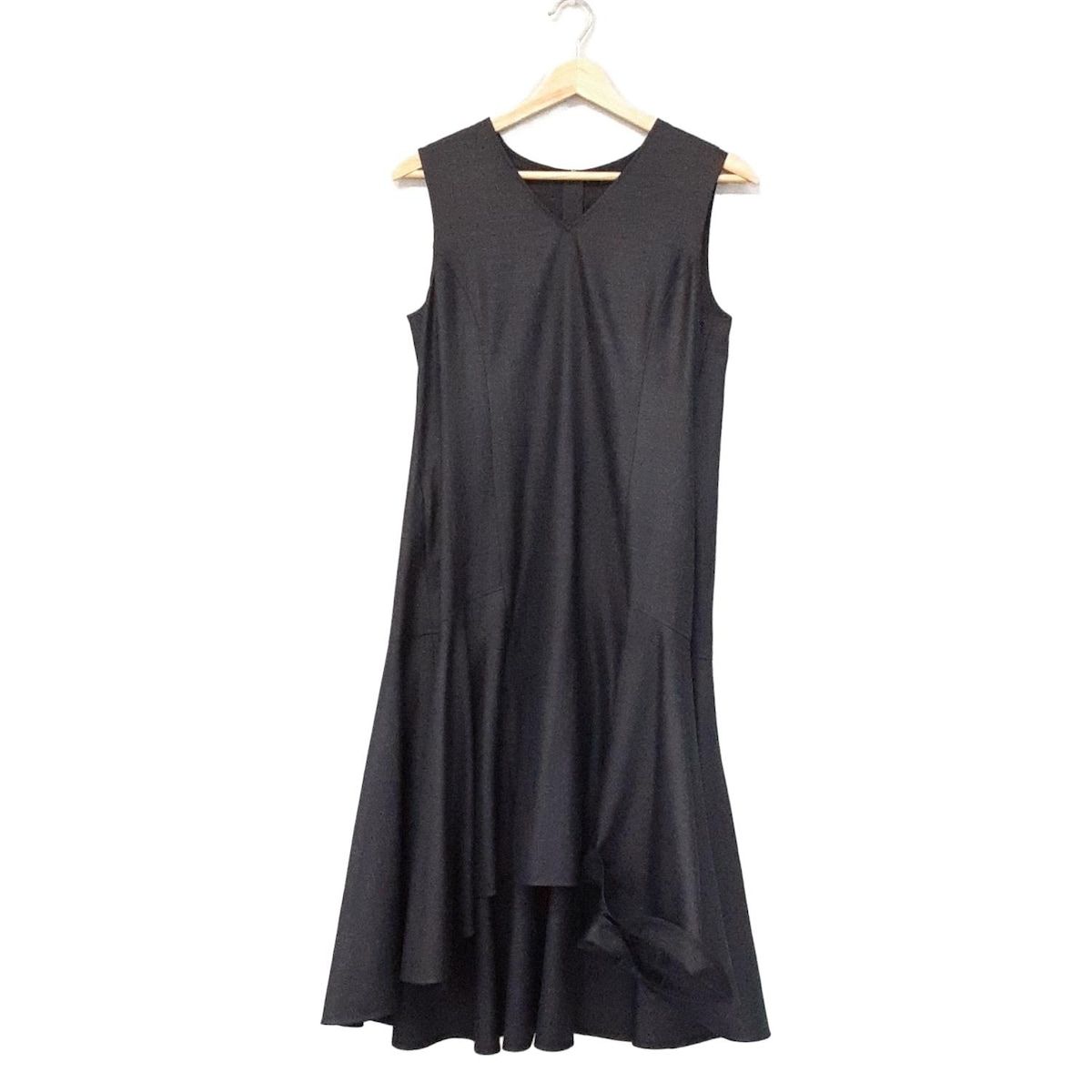 FOXEY YORK フォクシーニューヨーク ワンピース サイズ40 M レディース - 41064 ダークネイビー Vネック ノースリーブ ロング