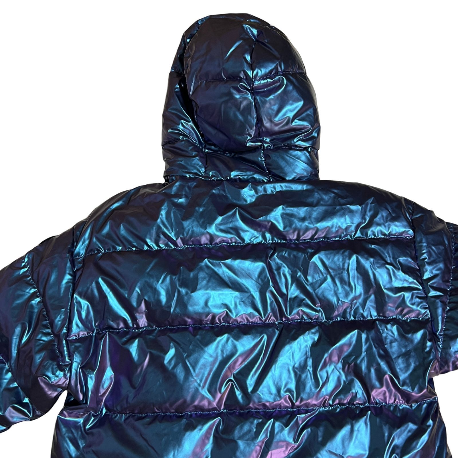ZM1646 GAP ギャップ ダウン ジャケット アウター メタリック ブルー