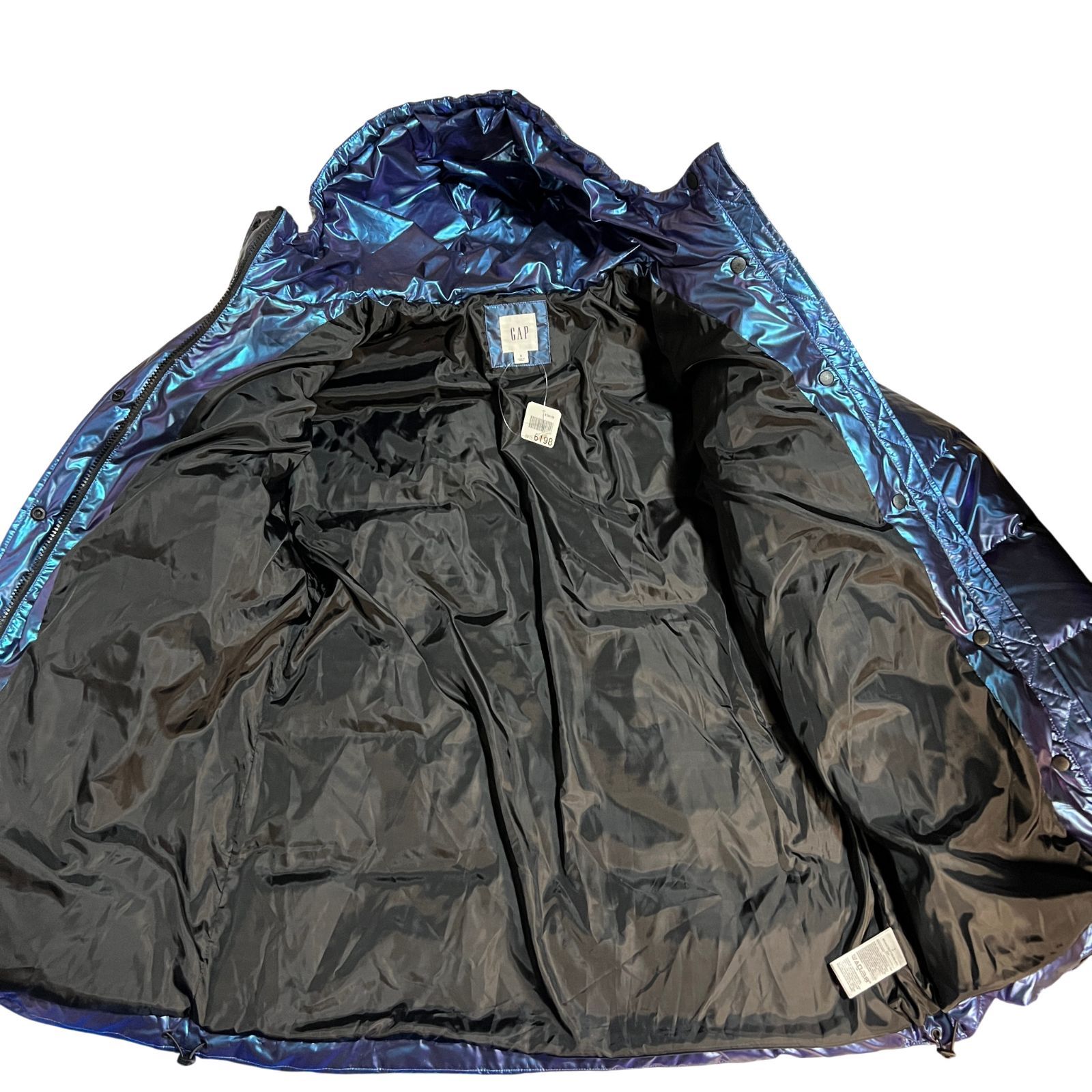ZM1646 GAP ギャップ ダウン ジャケット アウター メタリック ブルー