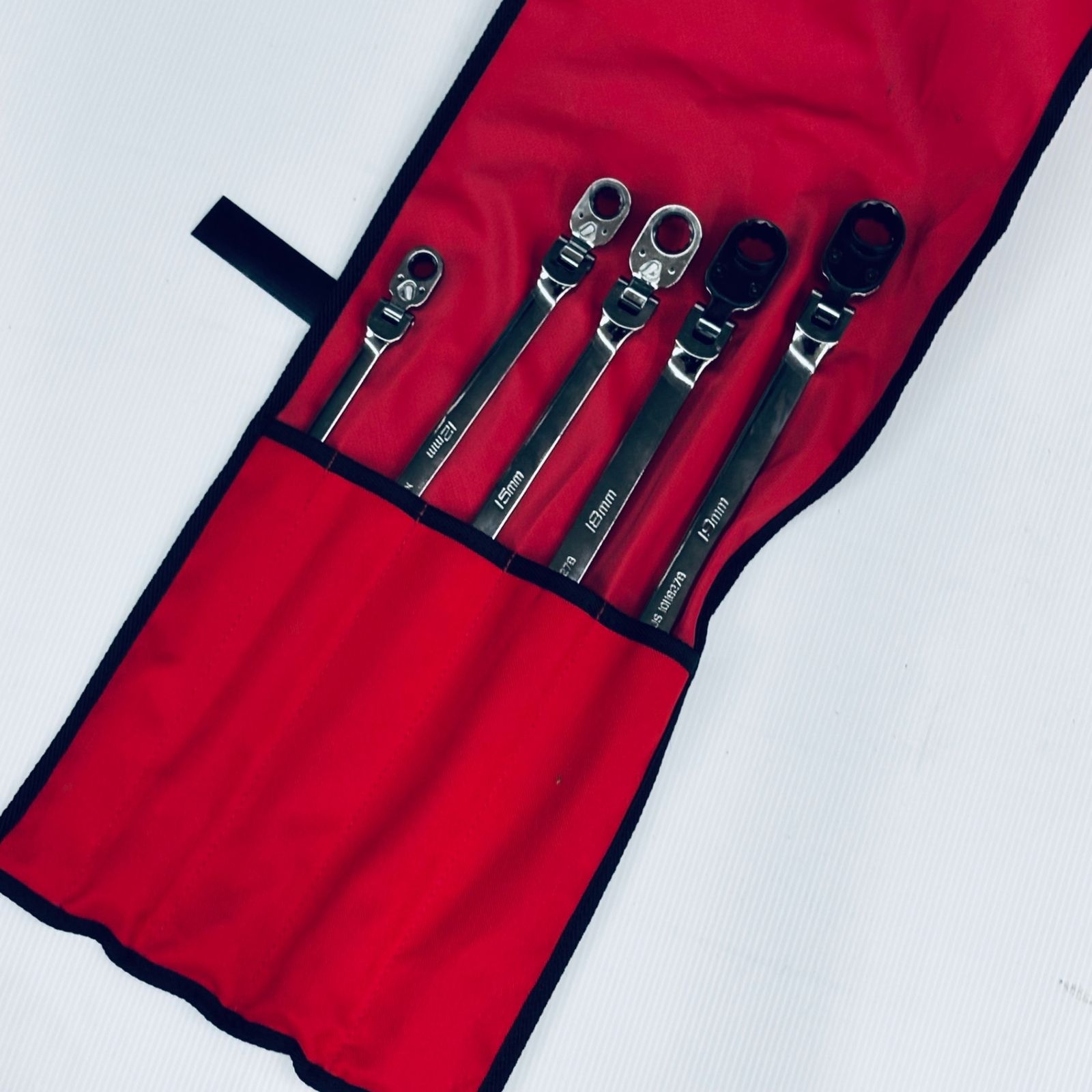 Snap-on スナップオン ダブルフレックスラチェットボックスレンチ 5本セット 8-19 mm