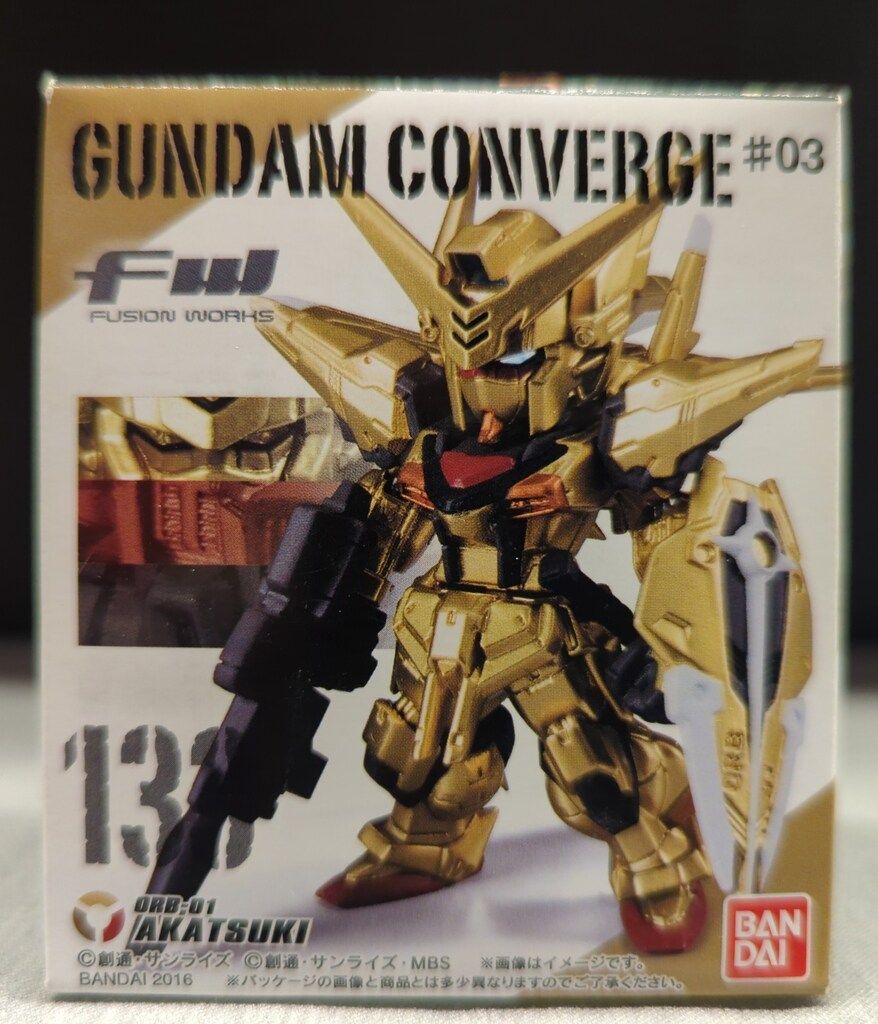 BANDAI FW GUNDAM CONVERGE #03 アカツキ 133 - メルカリ