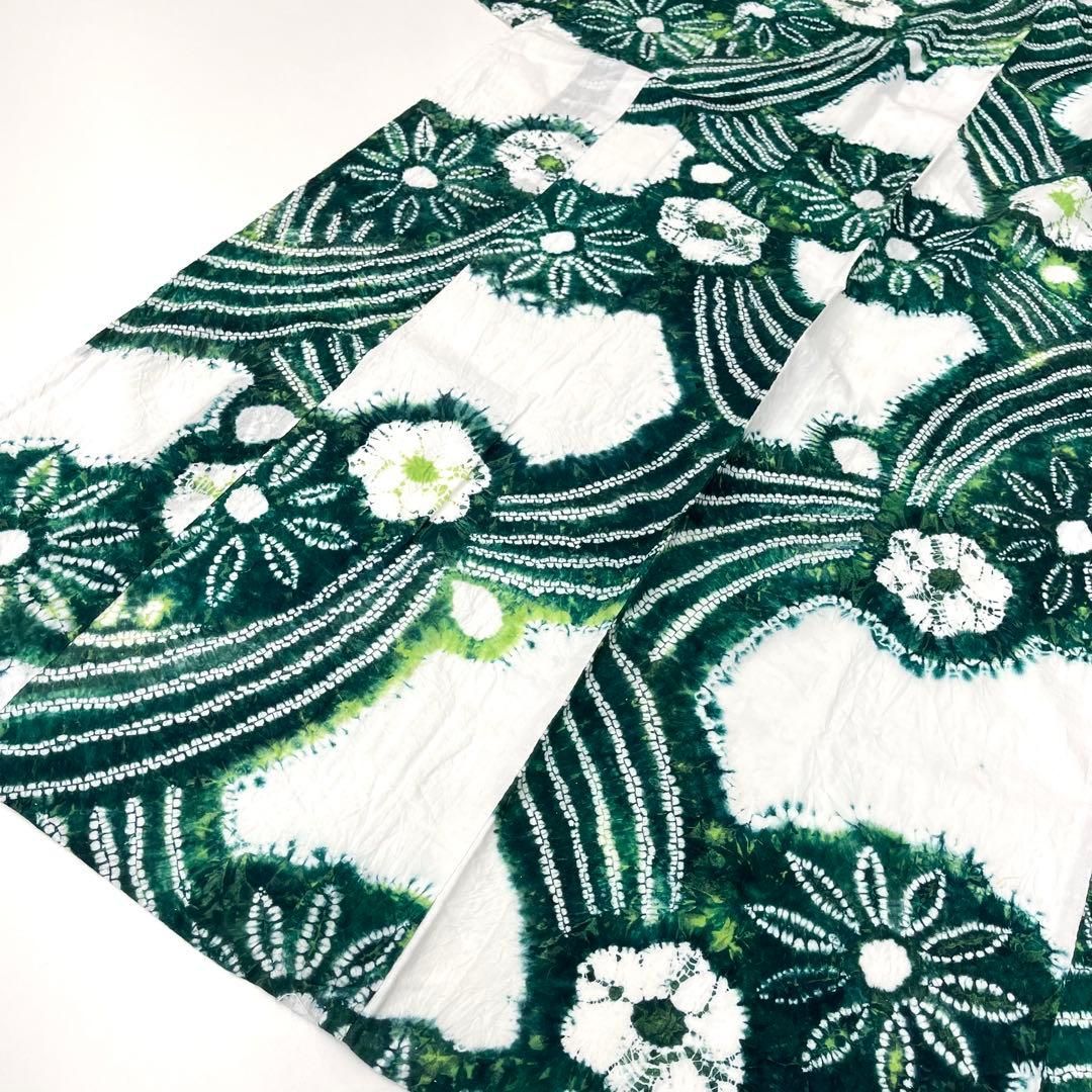 着物と帯 時流】Y25903s◇本場有松鳴海絞り浴衣◇手縫い 身幅広め 美品