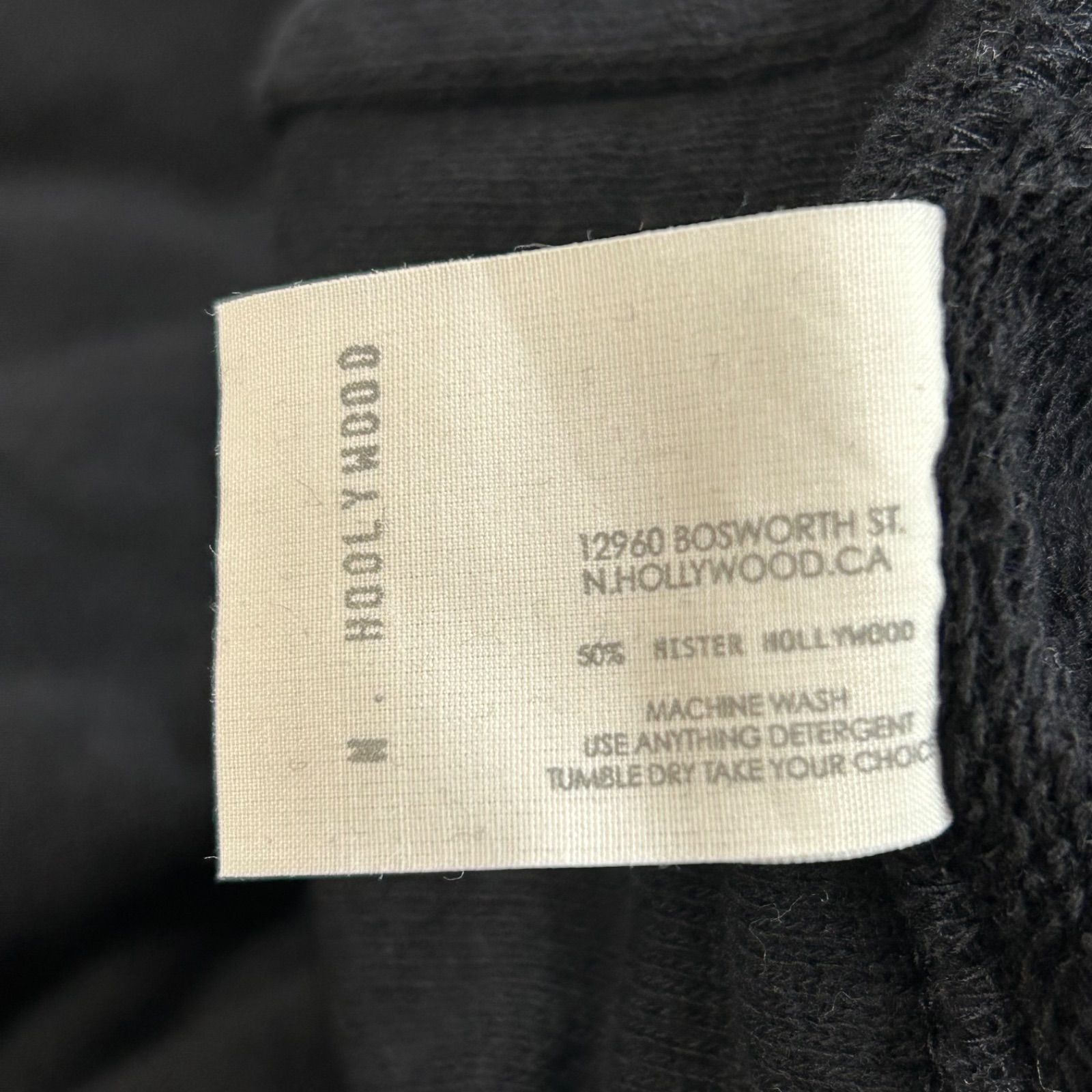 日本製 N.HOLLYWOOD Full Zip Hoodie H.M. エヌハリウッド 宮本浩次