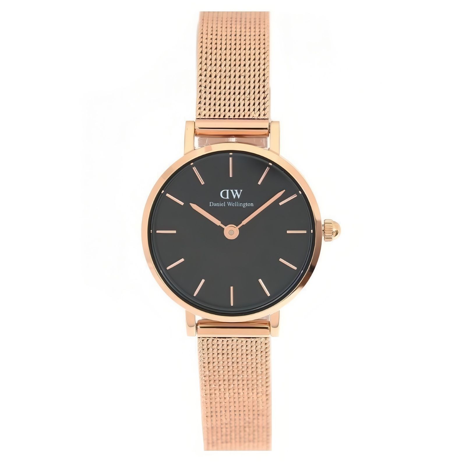 ギフト対応可 ダニエルウェリントン DANIEL 腕時計 PETITE PRESSED MELROSE 24 ペティート ローズゴールド ブラック クオーツ アナログ おしゃれ ブランド 記念 プレゼント ギフト