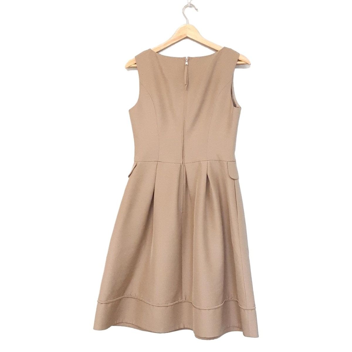 極美品★FOXEY フォクシー ワンピース ベージュ 40 フォクシー ブティック FOXEY BOUTIQUE ワンピース ロング ミモレ 長袖