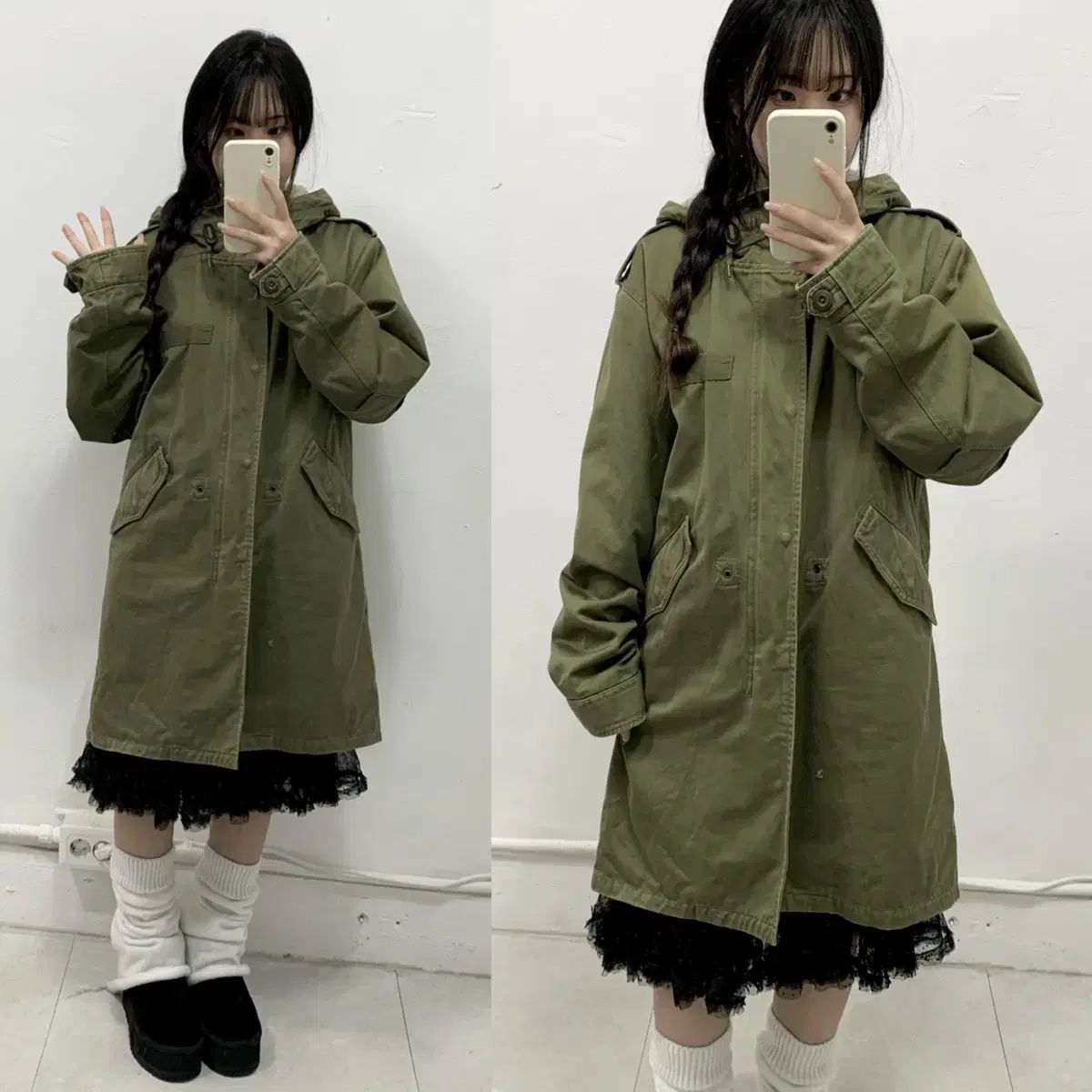 y 2 k ロング マウンテンパーカー ジャケット