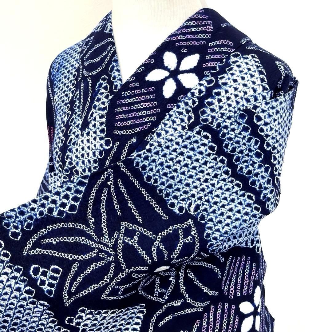 着物と帯 時流 Y 25901 s 本場有松鳴海絞り浴衣 手縫い