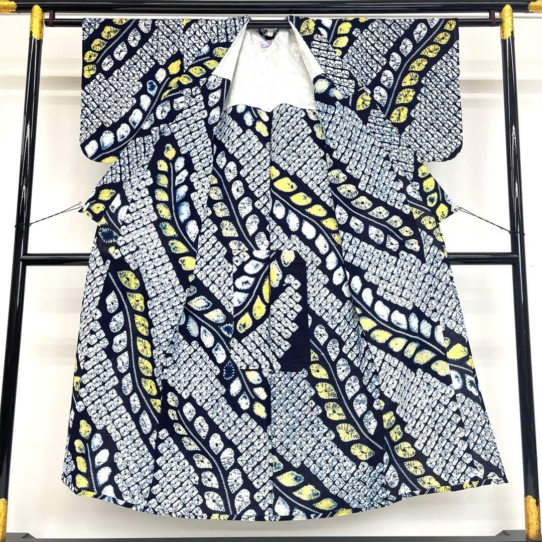 着物と帯 時流】Y25900s◇本場有松鳴海絞り浴衣◇手縫い クリーニング