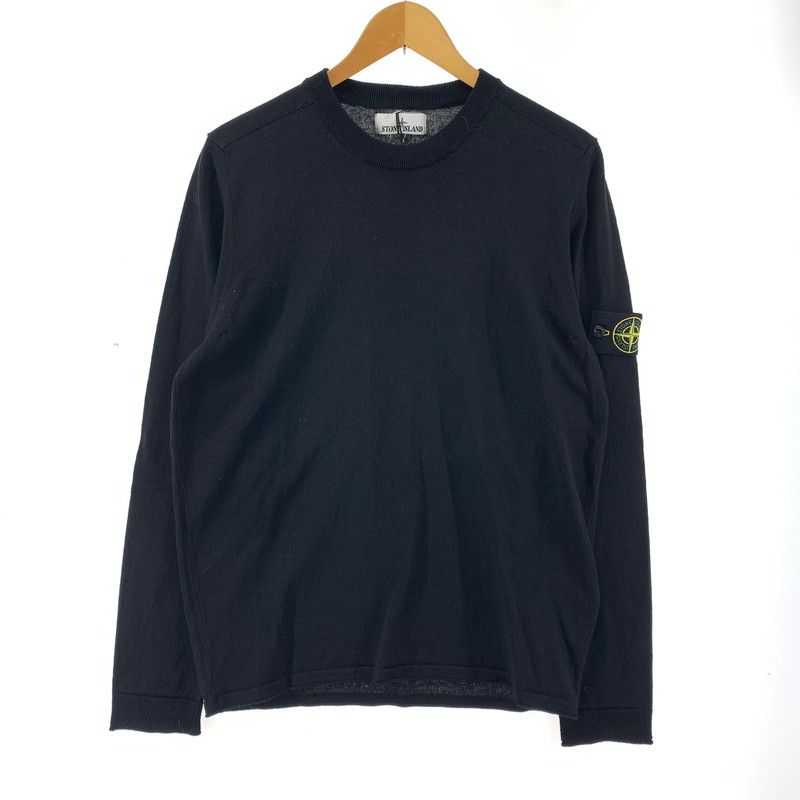 STONE ISLAND ストーンアイランド クルーネック ニット トップス 長袖 古着 141-251203-mh-06-fuz