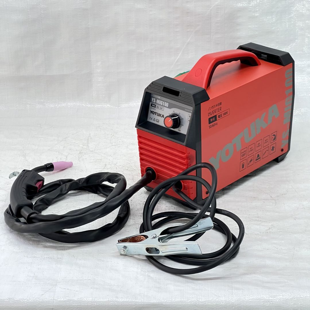 半自動 溶接機 100 V ノンガス インバーター YOTUKA MIG溶接 小型 軽量 フルデジタル制御 50 Hz 60 YS-MIG 335-2