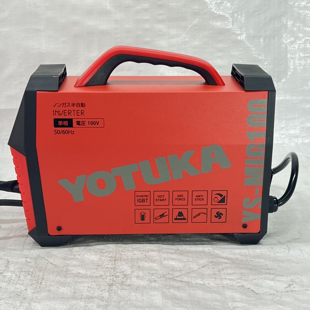 半自動 溶接機 100 V ノンガス インバーター YOTUKA MIG溶接 小型 軽量 フルデジタル制御 50 Hz 60 YS-MIG 335-2