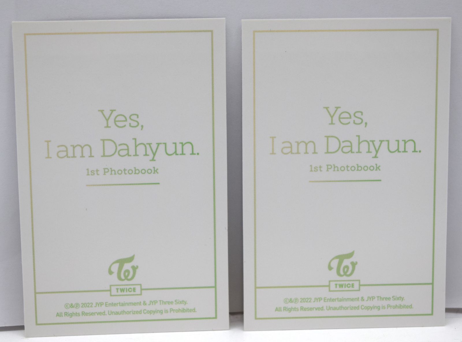 TWICE ダヒョン Yes, I am トレカ 2枚セット - メルカリ