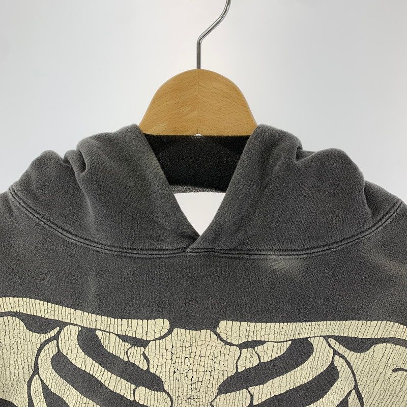 品 SAINT MICHAEL セントマイケル SM-A 22-0000-080 BONE HOODIE ボーン プリント プルオーバー パーカー トップス 古着 140-251203-mh-08-fuz