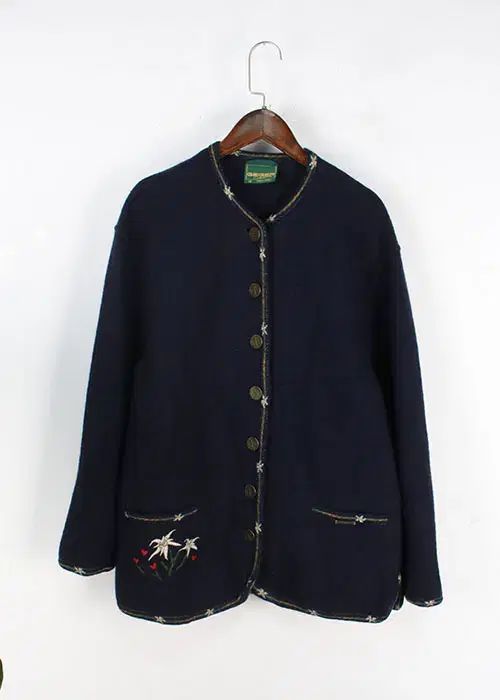 steinbock オーストリア製 ビンテージ チロリアン ウールジャケット GEIGER austria 販売済み ウールジャケット オーストリア製 GEIGER