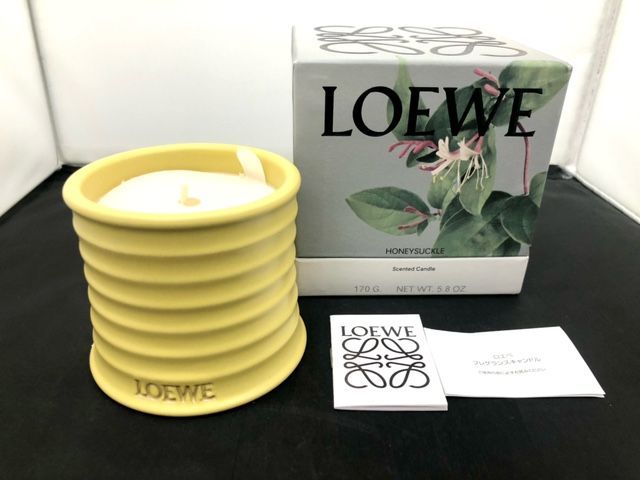 ◇◇◇S285 LOEWE アロマキャンドル ハニーサックル 170G ロエベ