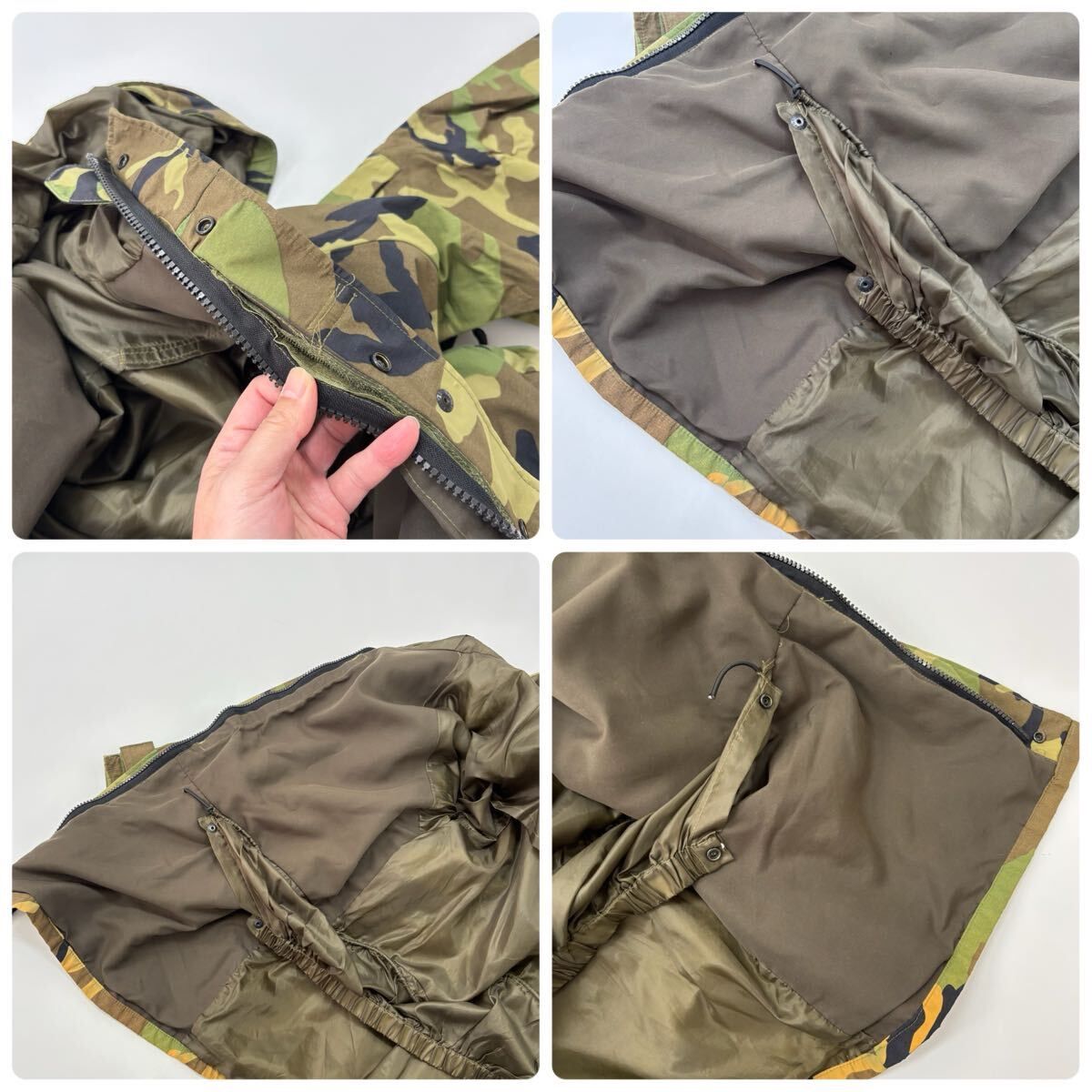 US.ARMY レプリカ ECWCS マウンテン パーカー カモ 迷彩 ミリタリー 