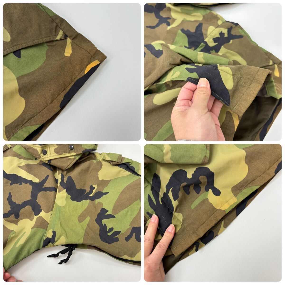 US.ARMY レプリカ ECWCS マウンテン パーカー カモ 迷彩 ミリタリー 
