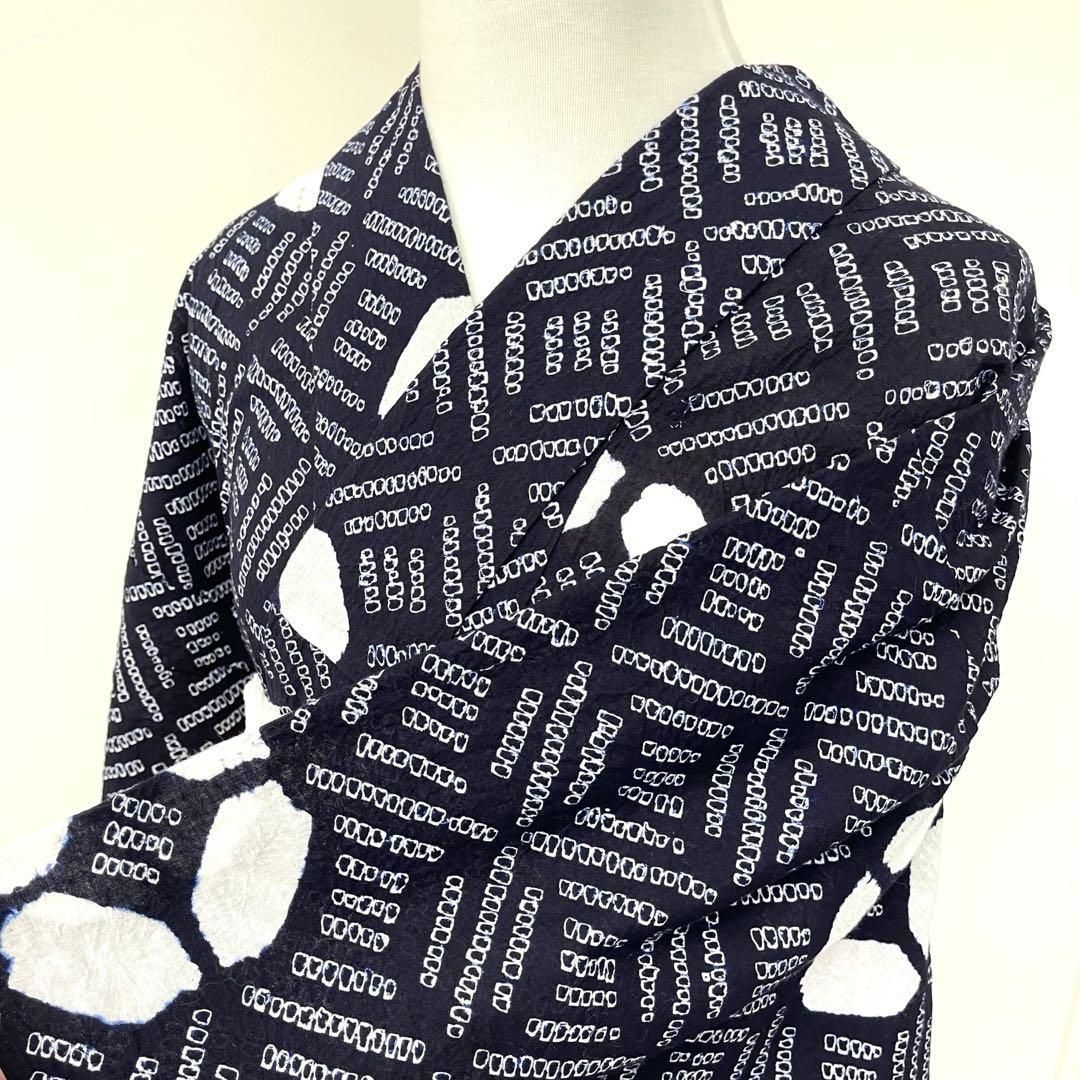 着物と帯 時流 Y 25896 s 本場有松鳴海絞り浴衣 手縫い 丈163