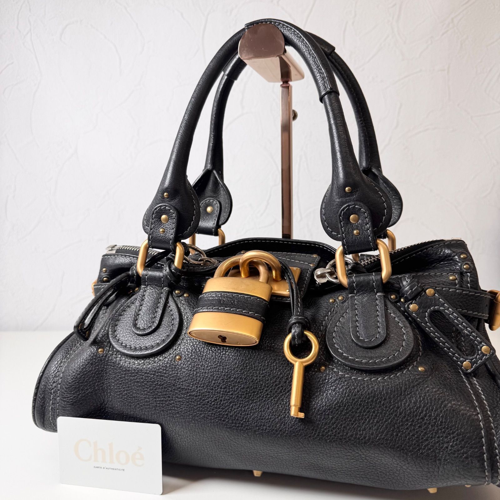 復刻✨Bランク Chloe Paddington Medium パディントン ハンドバッグ
