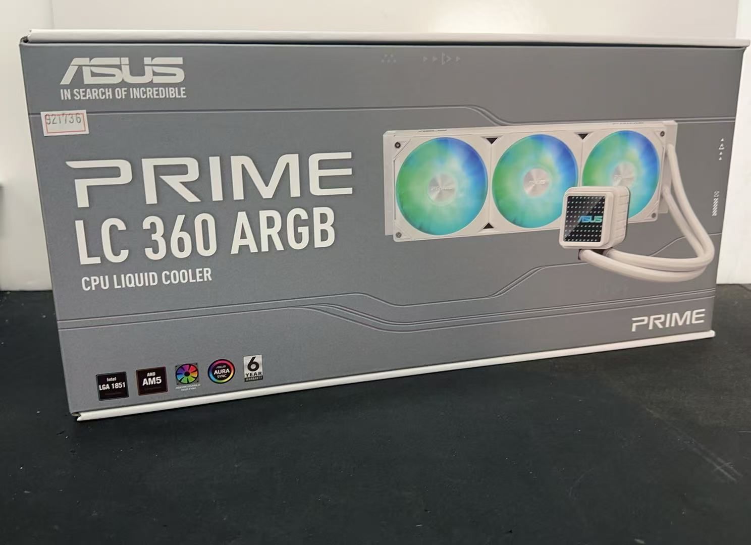 ASUS CPUクーラー PRIME LC 360 ARGB WHT 921736