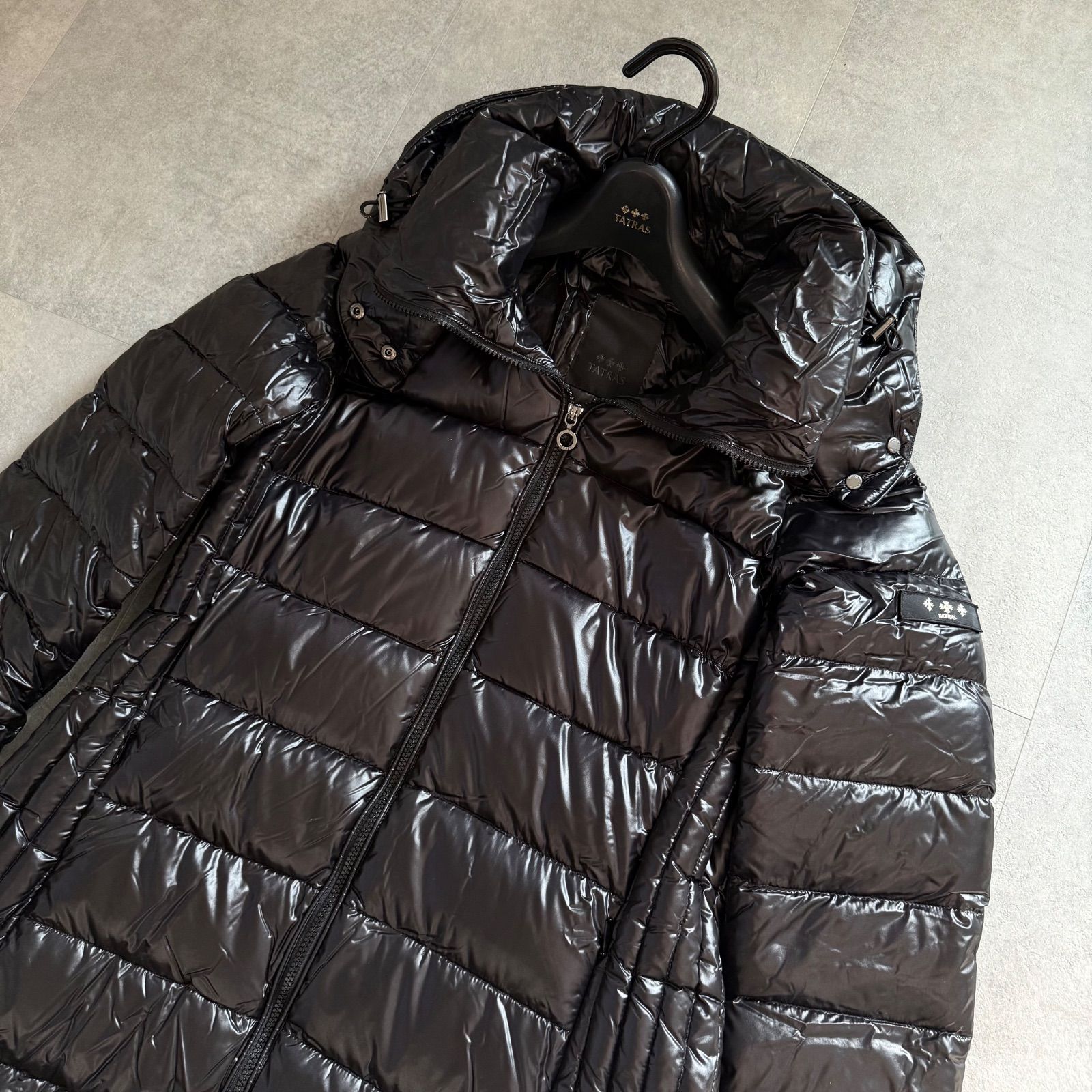 極美品 TATRAS BABILA タトラス バビラ ダウンコート Aライン ブラック